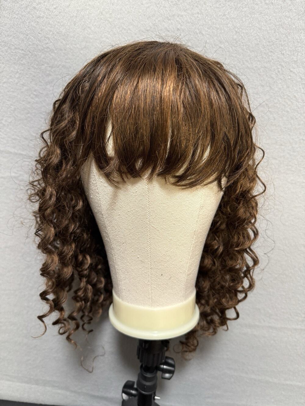 Brown Curly Wig Pirate Cosplay “Weird Al” Wigs for Men Jomara Brand Style Yoyo